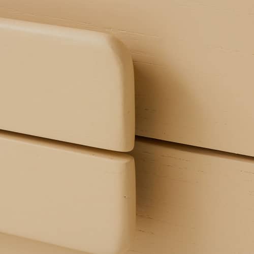 Meuble TV Spacious lowboard bois beige / L 160 x P 53,5 x H 36 cm - HK LIVING - Crème - MDF laqué