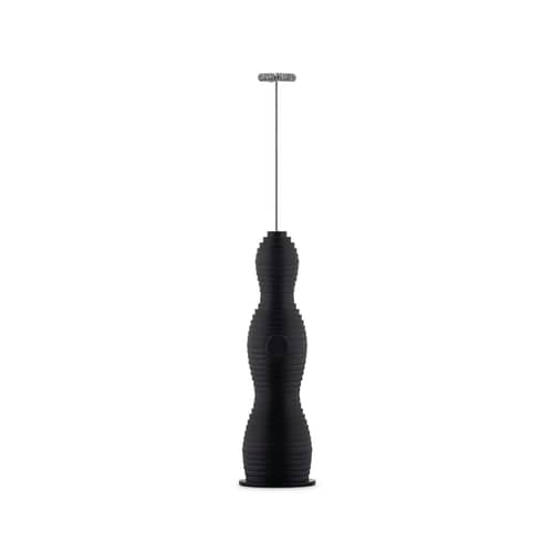 Mousseur à lait Pulcina plastique noir / Rechargeable - Alessi - Noir - ABS, Acier inoxydable