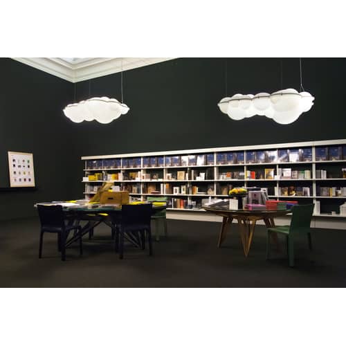Sospensione Nuvola Minor materiale plastico bianco / LED - Polietilene / 100 x 58 x H 37 cm - Nemo - Bianco - Polietilene