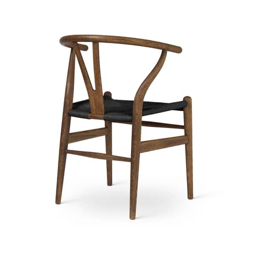 CARL HANSEN & SON CH24 - Wishbone Chair Chair - black smoked oak