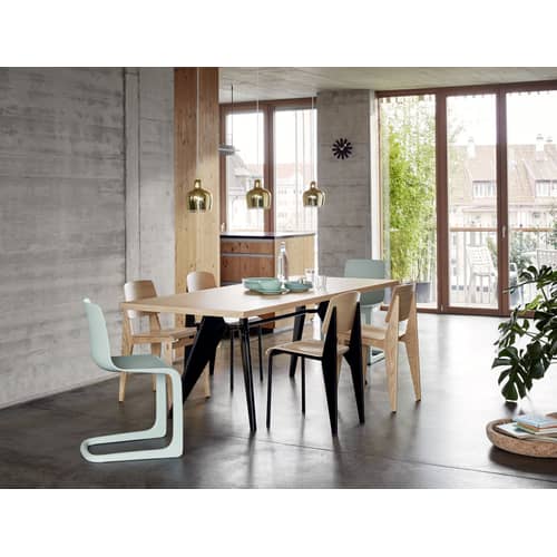 Chaise EVO-C plastique vert - Vitra - Menthe clair - Polypropylène