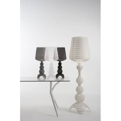 Lampe à poser Mini Kabuki LED / H 70 cm - Kartell - Blanc - 