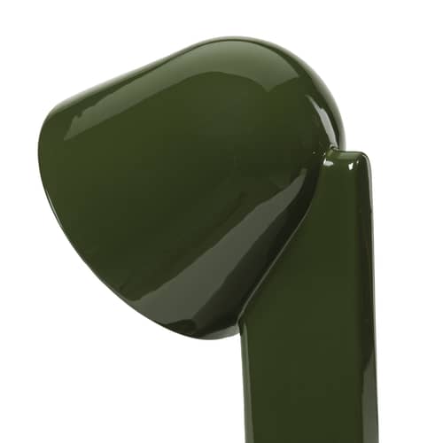 Lampe de table Céramique Down / Ronan Bouroullec - Fabriqué à la main - Flos - Vert mousse - Céramique