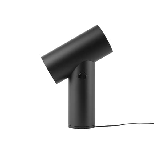 Lampe extérieur sans fil rechargeable Beam - Muuto - Noir - Aluminium anodisé