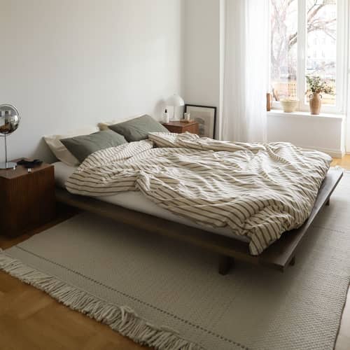 Matelas-futon Triple Latex / 180 x 200 x H 20 cm - Moelleux - Fabriqué à la main - KARUP DESIGN - 180 x 200 cm - Coton, Crin de cheval, Fibres mélangées, Laine, Mousse Latex