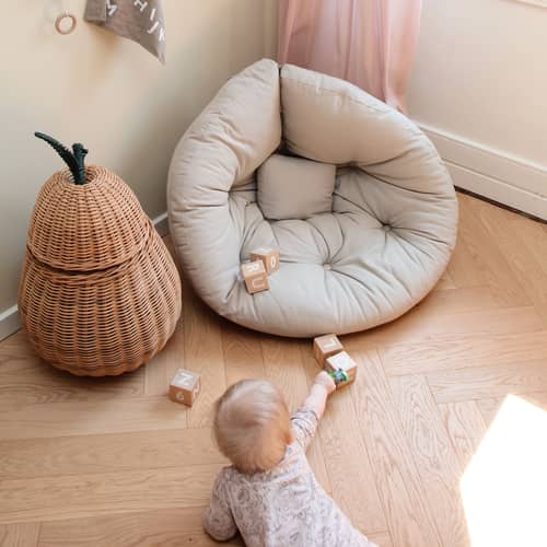 Futonmatratze Mini Nido textil beige / Matratzen-Futon - KARUP DESIGN - Beige 747 - Baumwolle, Mischfasern, Schaumstoff