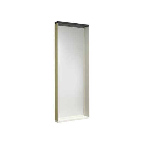 Colour Frame - Large Wall mirror natural wood / W 58 x H 140 cm - Vitra - Neutral - Glass, Lacquered ash