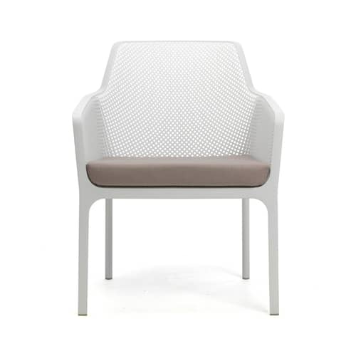 Accessorio  tessuto grigio / Cuscino seduta per poltrona Net Relax - NARDI - Grigio - Schiuma di poliuretano, Tessuto acrilico outdoor