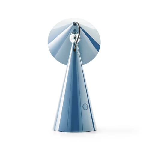Lampe sans fil rechargeable Pose LED / Orientable - Tom Dixon - Bleu Baby - Polycarbonate