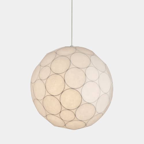 Suspension Soft Large blanc / Ø 60 cm - Tom Dixon - Ø 60 cm - Acier, TPU pulvérisé