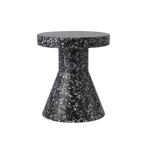 Tabouret Bit Cone / Table d\'appoint - H 42 cm / Recyclé - Normann Copenhagen - Noir - Polyéthylène recyclé