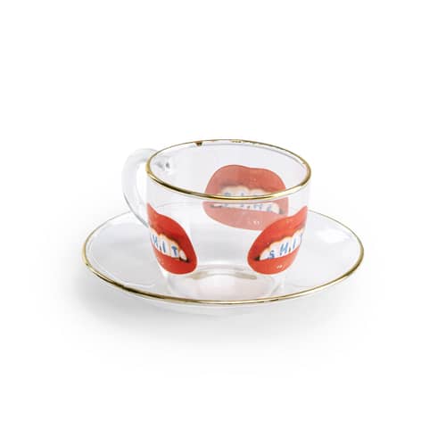 Tasse à café Toiletpaper - Shit verre multicolore - Seletti - Shit - Verre borosilicaté