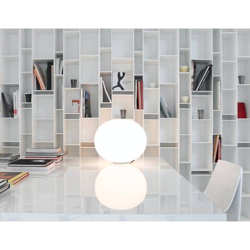 Bibliothèque Random 2C bois blanc / L 36 x H 217 cm - MDF Italia - Blanc - Fibre de bois