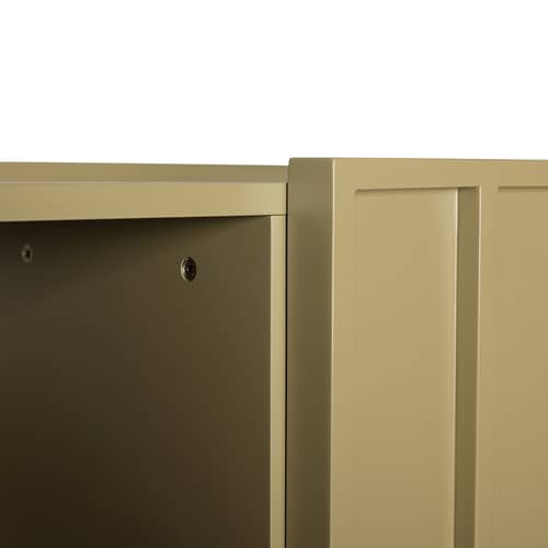 Buffet  bois vert / L 80 x H 89 cm - HK LIVING - Vert Olive - MDF laqué, Métal laqué