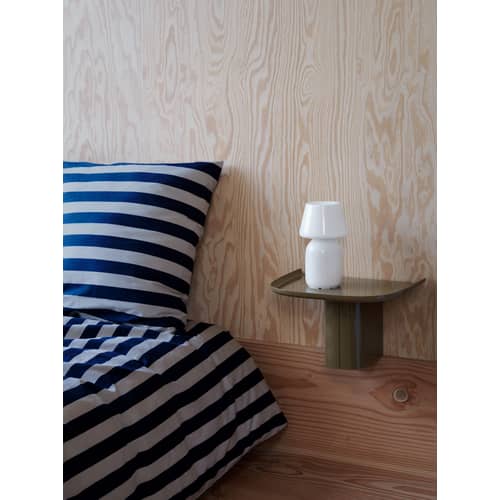 Lampe extérieur sans fil rechargeable Apollo verre blanc / Soufflé bouche - Hay - Blanc - Verre soufflé bouche