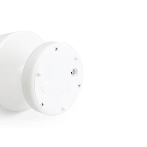 Lampe extérieur sans fil rechargeable Edison the Mini / Set de 3 - Ø 9 x H 15 cm - Fatboy - Blanc - ABS, Polypropylène