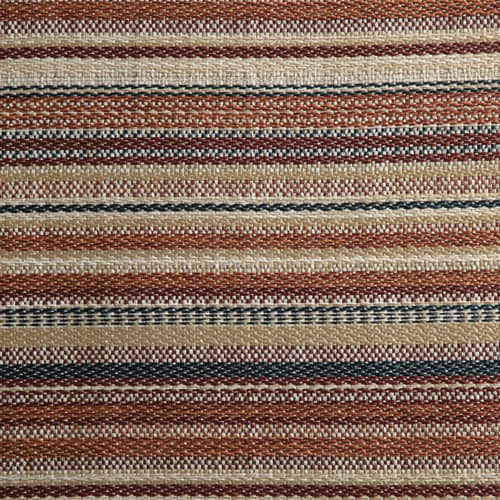 Pouf d\'extérieur Zahara Outdoor tissu orange - Ethnicraft - Terracotta - Mousse, Tissu polypropylène