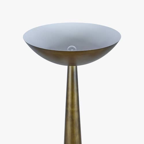 Stehleuchte Olympe metall braun / Ø 52 cm - NV GALLERY - Patinierte Bronze - Eisen