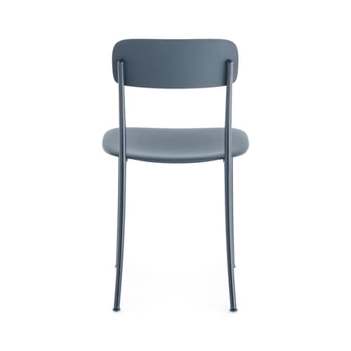 Stuhl Savoia plastikmaterial blau - Kartell - Blau - bemaltes Aluminium, Technoplymer