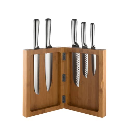 Couteau Santoku Mami métal / Grand - L 32 cm - Alessi - Grand / Acier - Acier inoxydable