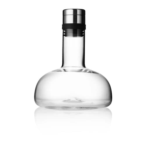 Dekantierer New Norm glas plastikmaterial transparent Dekantierkaraffe - Audo Copenhagen - Transparent - Glas, rostfreier Stahl, Silikon