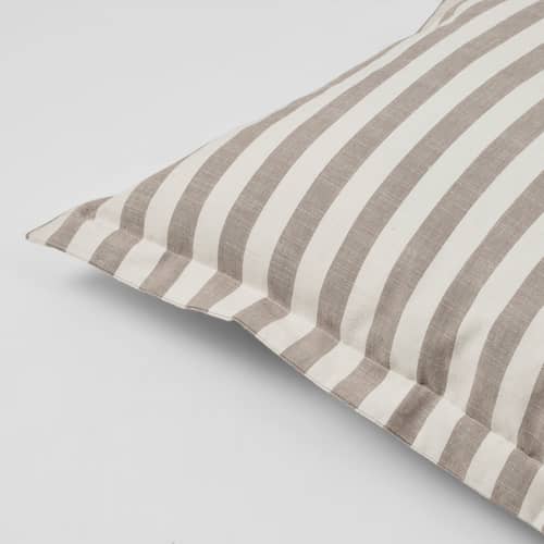 Housse de coussin Marta beige / 50 x 50 cm - BROSTE COPENHAGEN - Taupe chaud - Coton