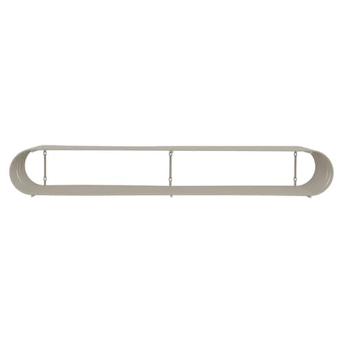 Scaffale Curva Large metallo beige / L 80,4 cm - AYTM - Nero - Acciaio