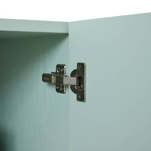 Buffet Forma bois bleu / L 80 x H 88.5 cm - HK LIVING - Bleu ciel - Bois de sungkai, MDF