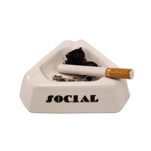 Seletti Social Smoker Centrepiece - white