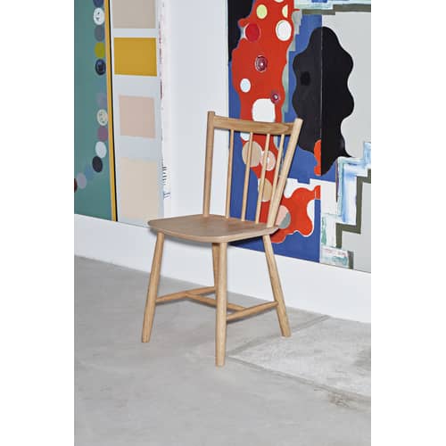 J41 Chair natural wood / Wood - Hay - Oiled oak - Oiled oak