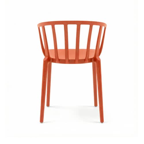 Fauteuil empilable Venice plastique orange - Kartell - Orange rouille mat - Technopolymère thermoplastique recyclé