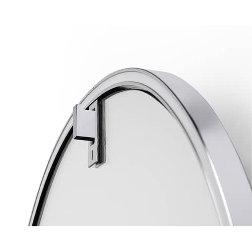 Miroir lumineux La Plus Belle   LED / By Starck - H 205 cm - Flos - Aluminium poli - Alliage d\'aluminium, Silicone, Verre sécurit