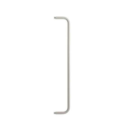 Sospensione bar  metallo beige / L 58 cm - Per scaffali in metallo forato - String Furniture - Beige - Acciaio