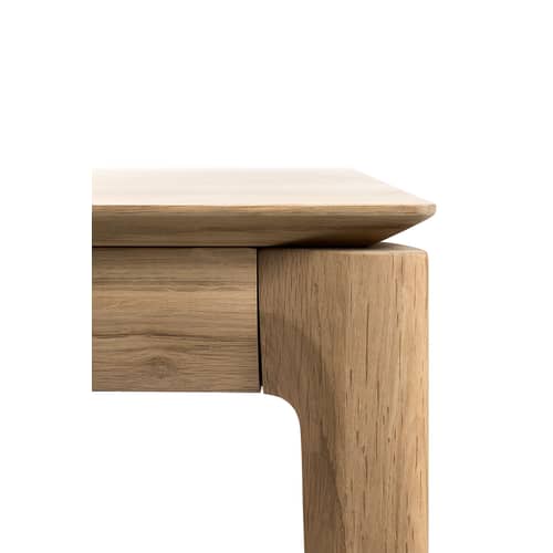 Tavolo rettangolare Bok legno naturale / Rovere massello - 220 x 95 cm / 8 persone - Ethnicraft - 220 x 95 cm / Rovere - Massello di quercia oliato