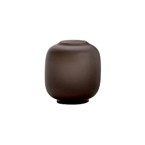 Tischleuchte Arya Small glas braun / H 22 cm - Glas - Cappellini - H 22 cm / Braun - mundgeblasenes Glas
