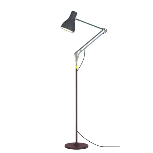 Type 75 Floor lamp metal multicoloured / By Paul Smith - Edition No. 4 - Anglepoise - No. 4 / Red, Grey, Blue, Green - Aluminium