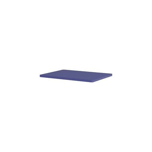  Accessory wood blue / Top Tray for Panton Wire Single - W 34.8 x D 25.7 cm - MONTANA - Monarch 135 - Lacquered MDF