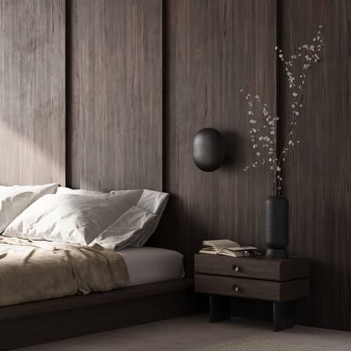 Applique con presa Clam metallo marrone / L 22 x H 26 cm - 101 COPENHAGEN - Bronzo - Metallo placcato bronzo