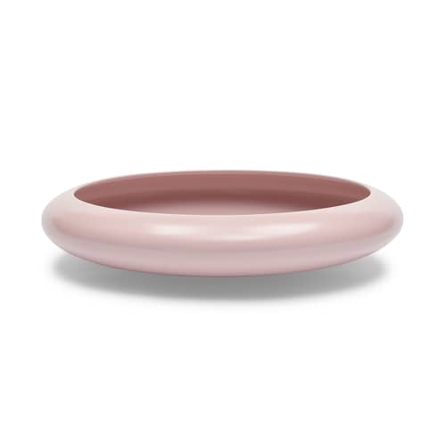 Applique d\'extérieur Oloha Large / Lampe sans fil - Ø 37,5 cm - Fatboy - Rose poudré - ABS, Aluminium thermolaqué, Silicone