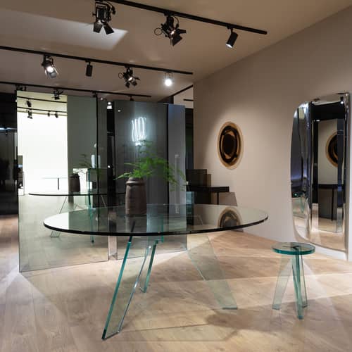 Runder Tisch Crystal glas transparent / Ø 160 cm - By Philippe Starck - Glas Italia - Transparent - Glas