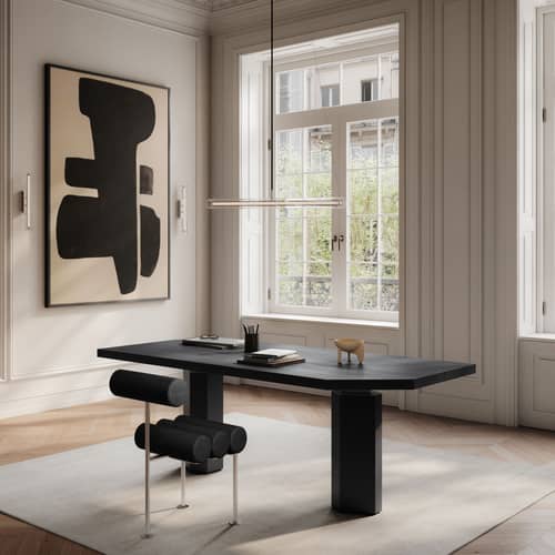 Suspension Frame LED / Ø 6 x L 98 cm - 101 COPENHAGEN - Chromé - Aluminium chromé, Verre