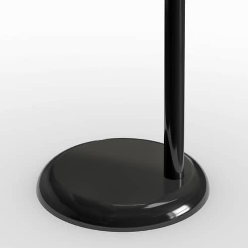 Table d\'appoint Spot métal noir / Ø 35 x H 55 cm - Tom Dixon - Noir brillant - Acier thermolaqué