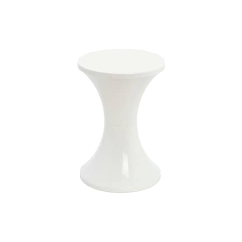 Tabouret Tam Tam Pop plastique blanc / Réédition 1968 - Stamp Edition - Blanc opaque - Polypropylène opaque
