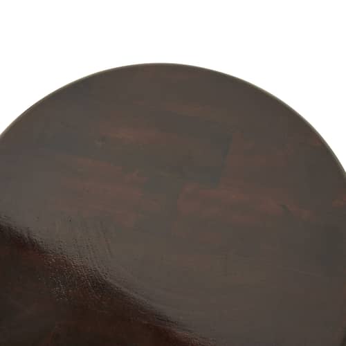 Tabouret Wooden bois marron - HK LIVING - Bordeaux foncé - Bois de manguier