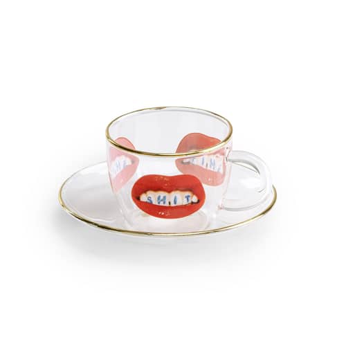 Tasse à café Toiletpaper - Shit verre multicolore - Seletti - Shit - Verre borosilicaté