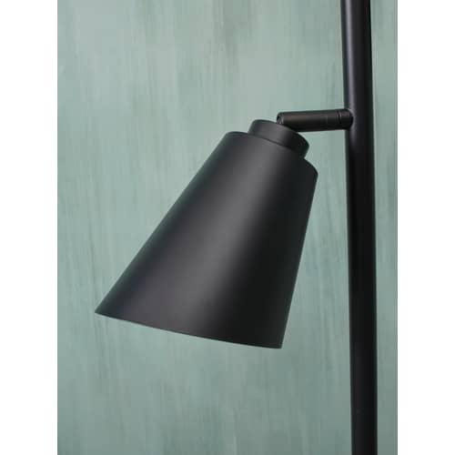 Lampadaire Bremen / 2 spots orientables - H 162 cm - It\'s about Romi - Noir - Acier