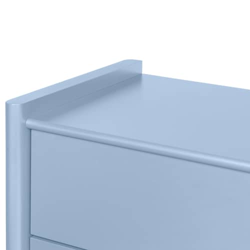 Buffet Rali bois bleu / L 160 x H 91 cm - NOO.MA - Bleu ciel - MDF