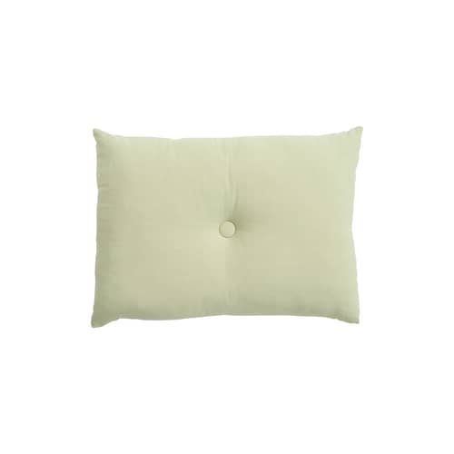 Coussin Dot Lin vert / 60 x 45 cm - Hay - Vert Pistache - Coton biologique, Lin