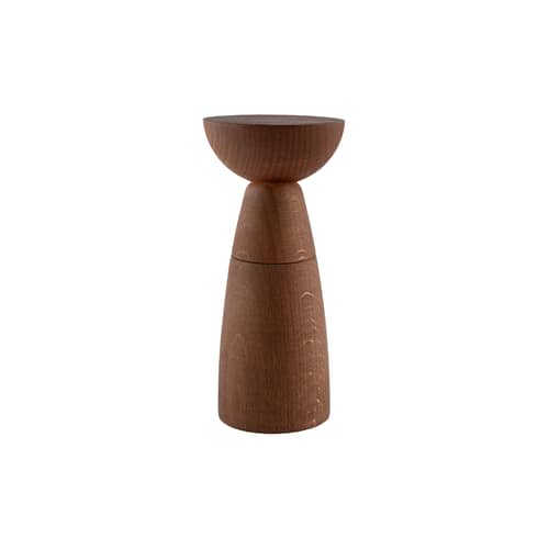 Gewürzmühle Oaxaca holz braun - Alessi - Oaxaca / Buchenfurnier Braun - gefärbte Buche