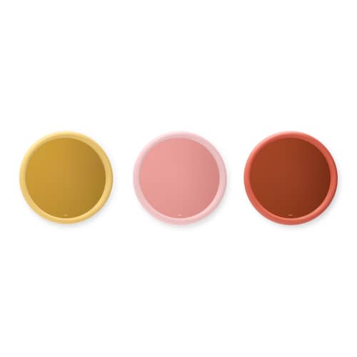 Miroir mural Mirage rose Halo / Verre coloré - Ø 60 cm - Fatboy - Rose pastel - Polyuréthane, Verre coloré